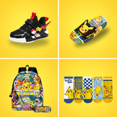 Kit Escolar Pokémon - Tênis, Chinelo, Meia e Mochila