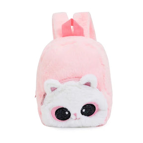 Mochila Infantil Gatinho de Pelúcia