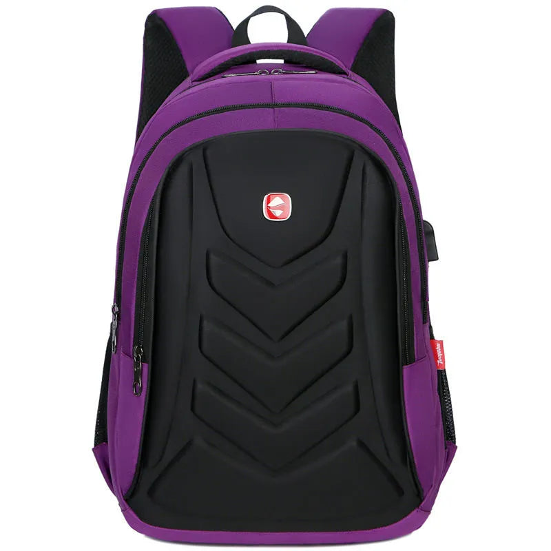 Mochila Escolar Masculina Grande com Porta USB e Fone - MCH69