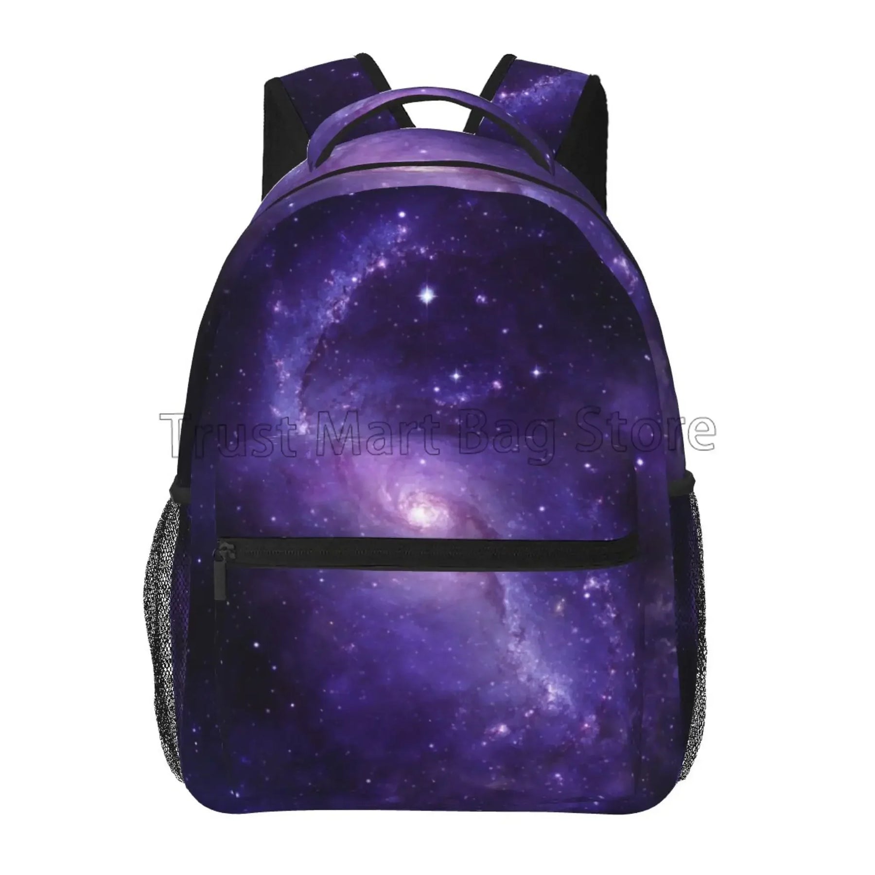 Mochila Escolar Unissex  Galáxia Universo Material De Qualidade