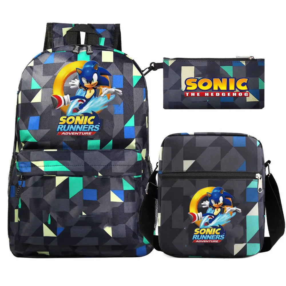 Kit Mochila Sonic Modelo Masculino