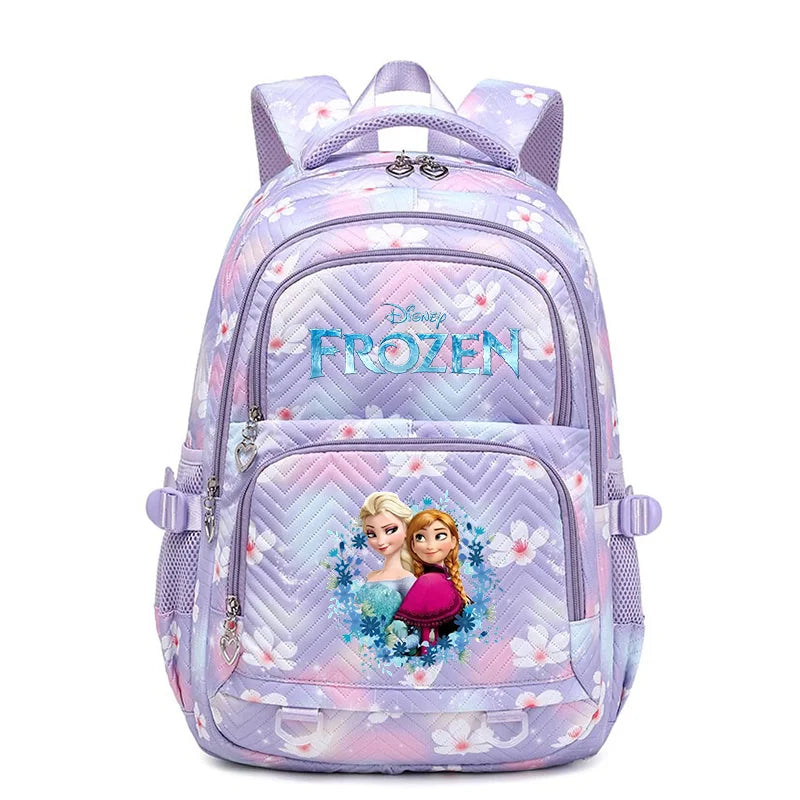 Mochila Escolar Infantil Feminina Impermeável Com Compartimentos