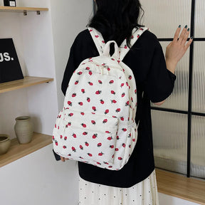 Mochila Para Estudar  Adolescente  De Veludo   Resistente