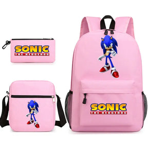 Kit Mochila Sonic Modelo Masculino