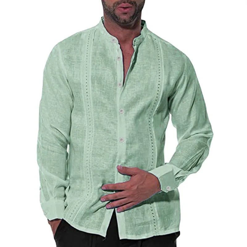 Camisa Social Masculina Manga Longa Classic