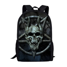 Mochila Escolar com Estampa de Caveira para Meninos - CityBag