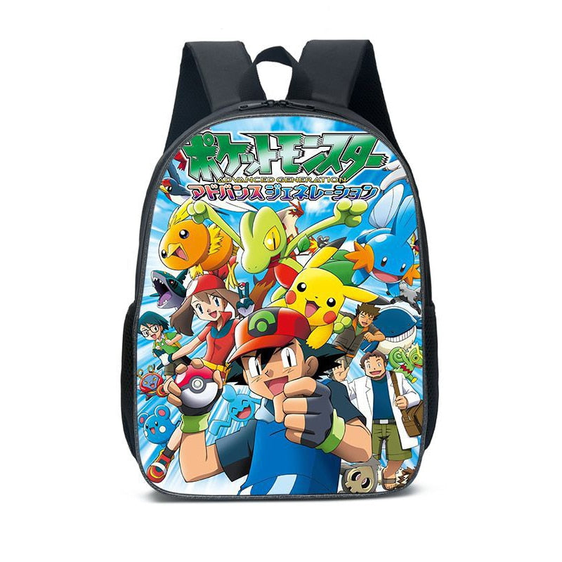 Kit Escolar Pokémon: Mochila, Bolsa de Ombro e Estojo