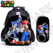 Kit Escolar Super Mario Bros, 2 Peças: Mochila e Estojo - CityBag