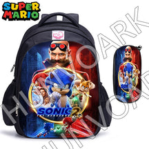 Kit Escolar Super Mario Bros, 2 Peças: Mochila e Estojo - CityBag