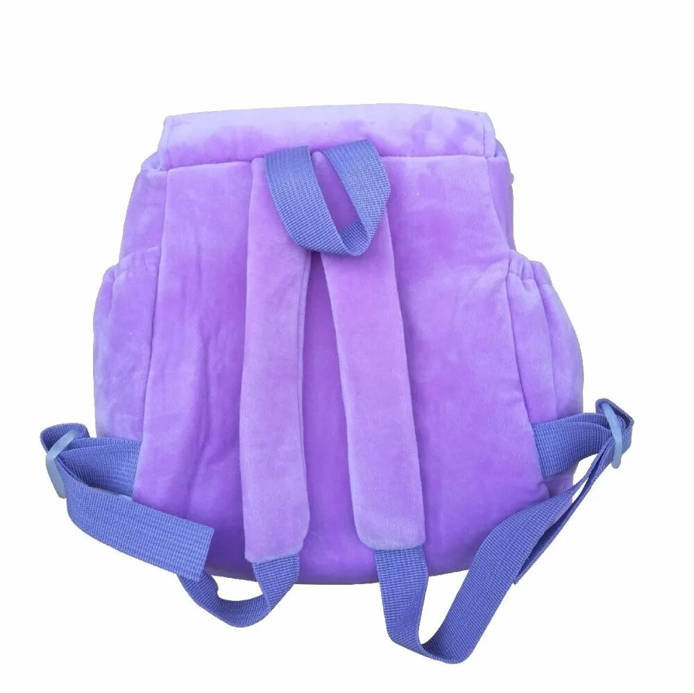 Mochila Escolar Infantil de Pelúcia Dora Aventureira Com Mapa - MCH101