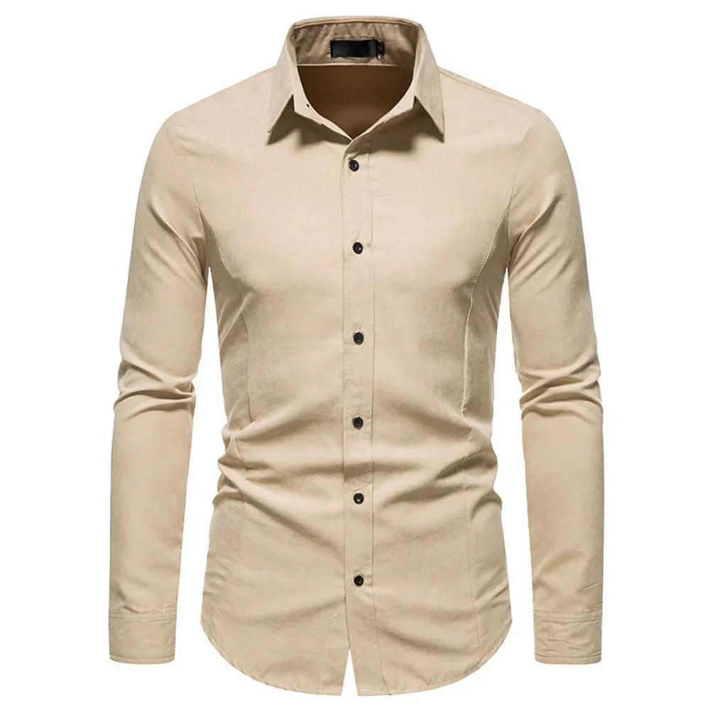 Camisa Social Masculina Slim Abotoada - Bali