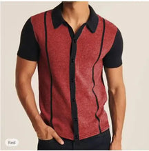 Camisa Casual Masculina Material De Alta Qualidade Com Botões De Duas Cores