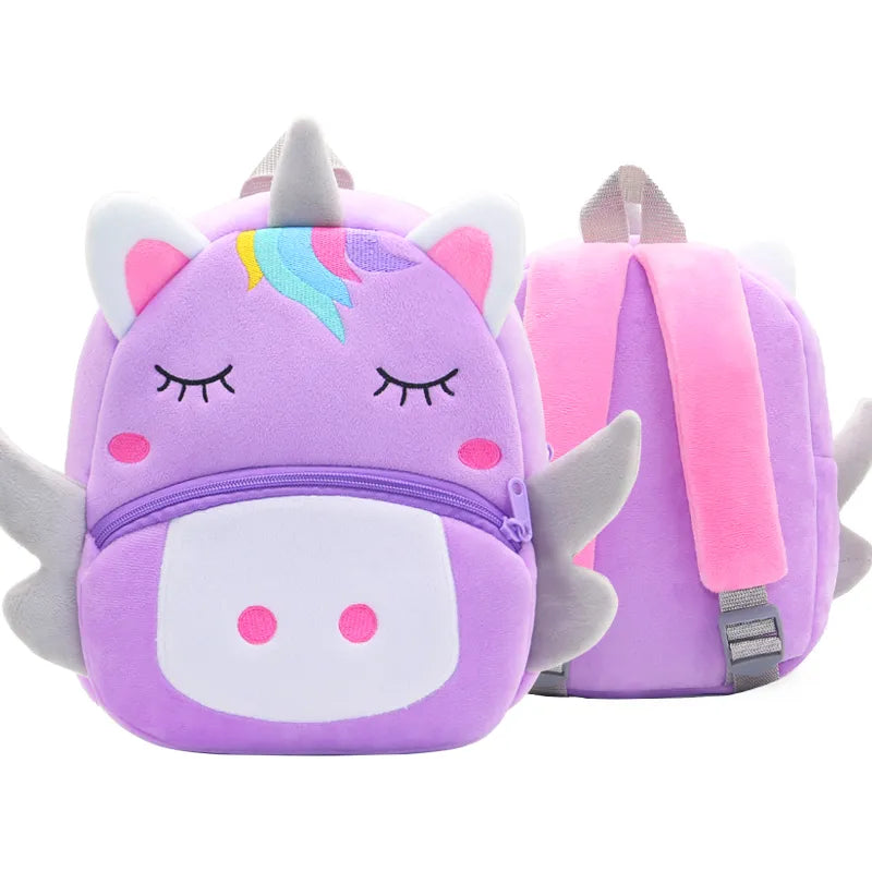 Mochila Escolar 3D Infantil de Bichinho de Pelúcia