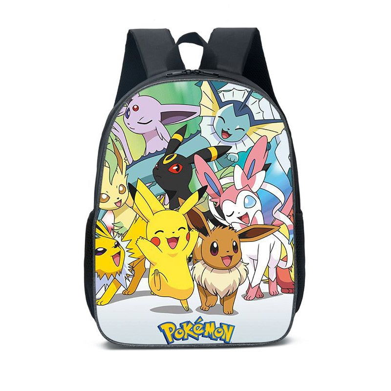 Kit Escolar Pokémon: Mochila, Bolsa de Ombro e Estojo