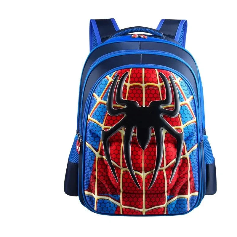 Mochila de Nylon Impermeável Masculina Homem Aranha para Crianças Material de Qualidade