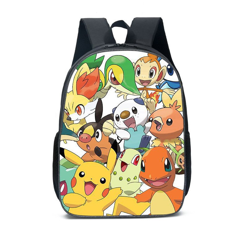 Kit Escolar Pokémon: Mochila, Bolsa de Ombro e Estojo