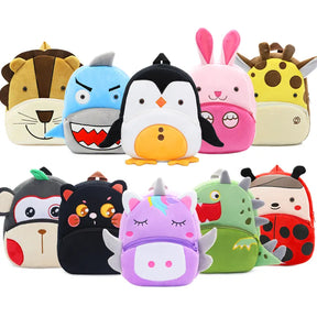 Mochila Escolar 3D Infantil de Bichinho de Pelúcia