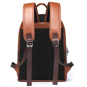 Mochila Escolar Masculina Casual de Couro - MCH70