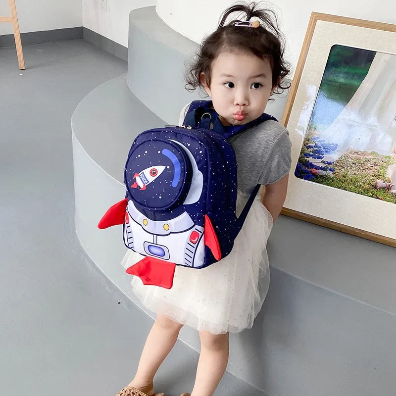 Mochila Escolar Infantil  Primário Design Astronauta