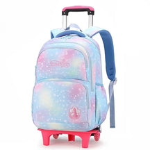 Mochila Escolar Infantil Menina Em Cores De Rodinha