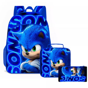 Kit Mochila Sonic Modelo 3D