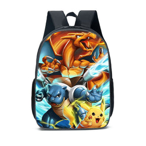 Kit Escolar Pokémon: Mochila, Bolsa de Ombro e Estojo