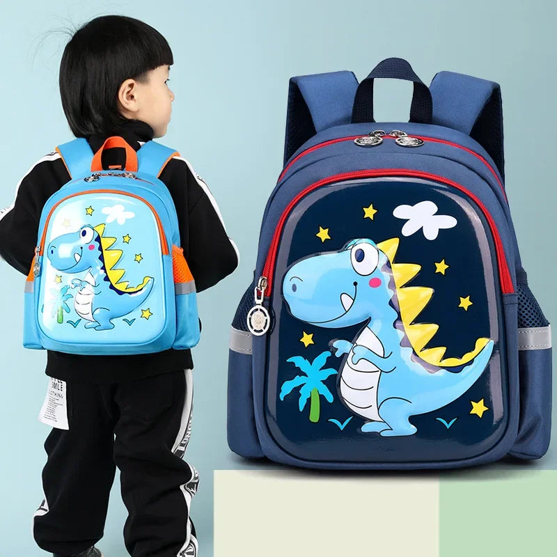 Mochila escolar Jardim da Infância Estampa Dinossauro Para Meninos