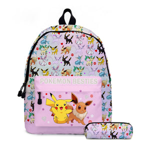 Mochila e Estojo Escolar Pokémon