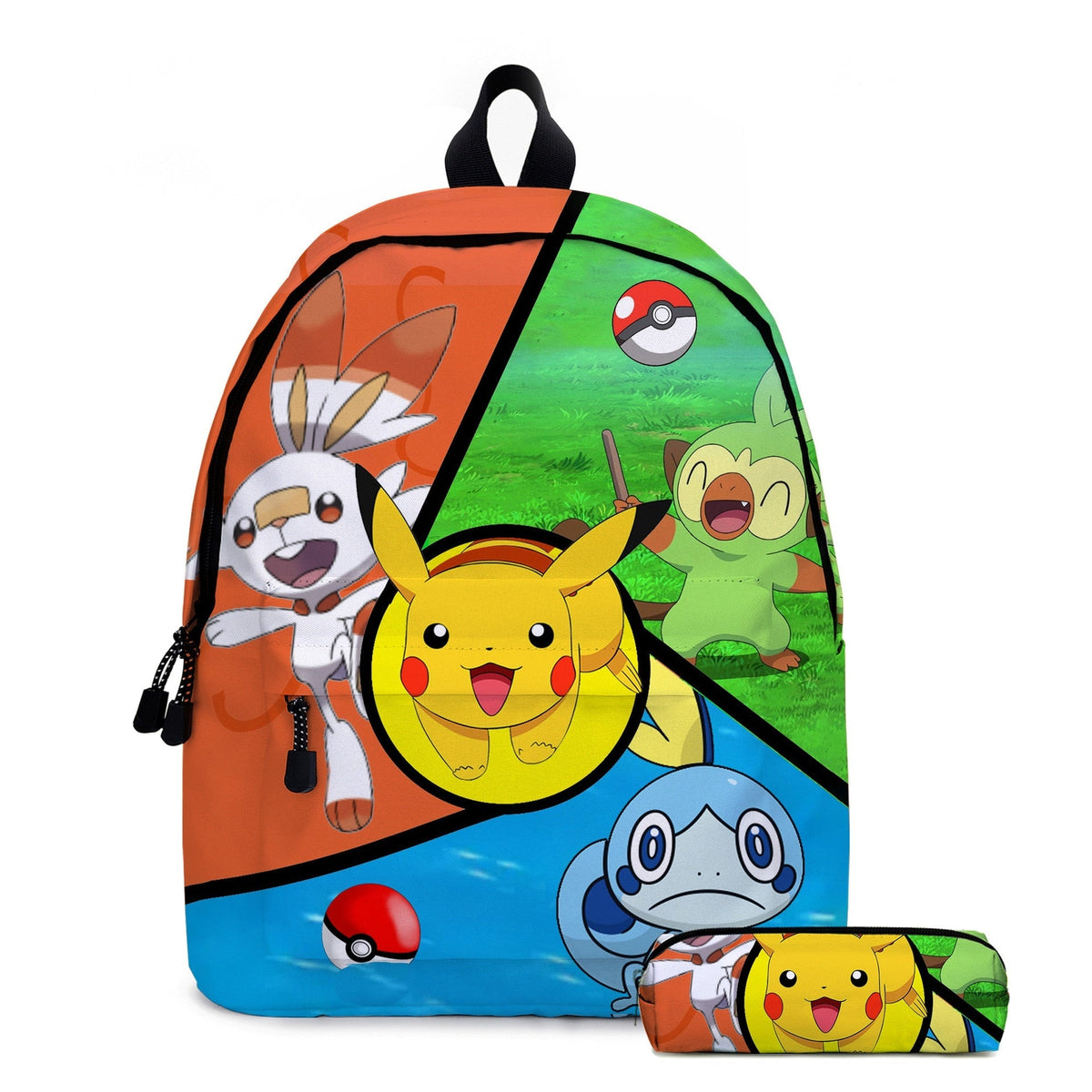 Mochila e Estojo Escolar Pokémon