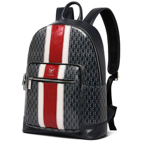 Mochila Escolar Masculina Casual de Couro - MCH70