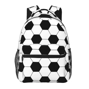 Mochila Escolar infantil Estampa Bola De Futebol Design Moderno