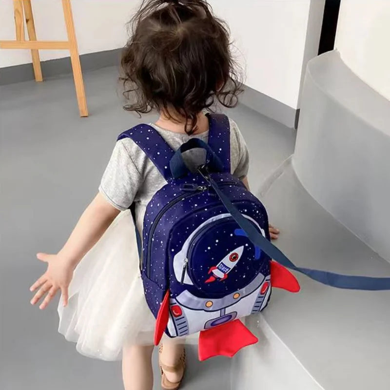 Mochila Escolar Infantil  Unisex  3D  Espaço