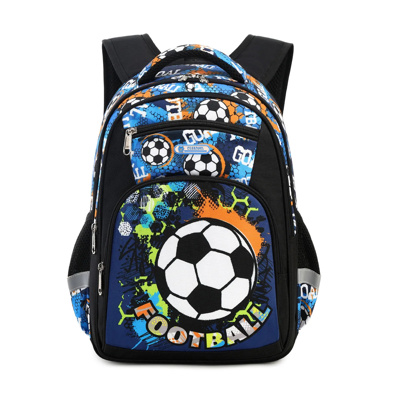 Mochila Escolar Infantil com Design de Futebol