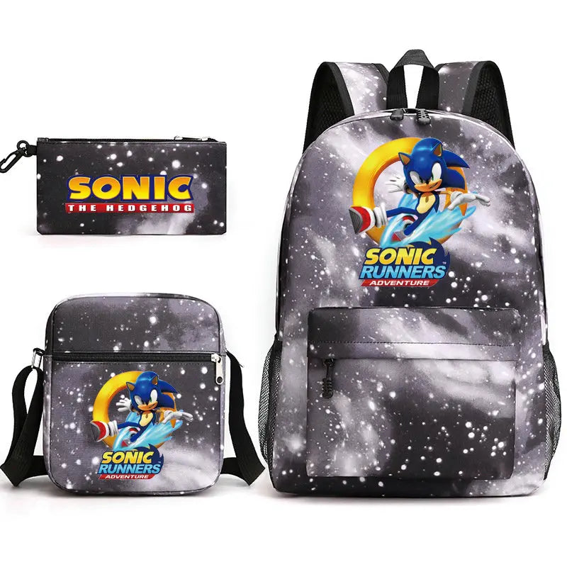 Kit Mochila Sonic Modelo Masculino