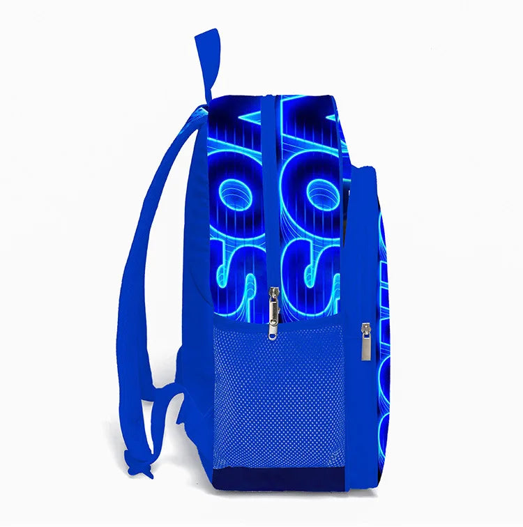 Kit Mochila Sonic Modelo 3D