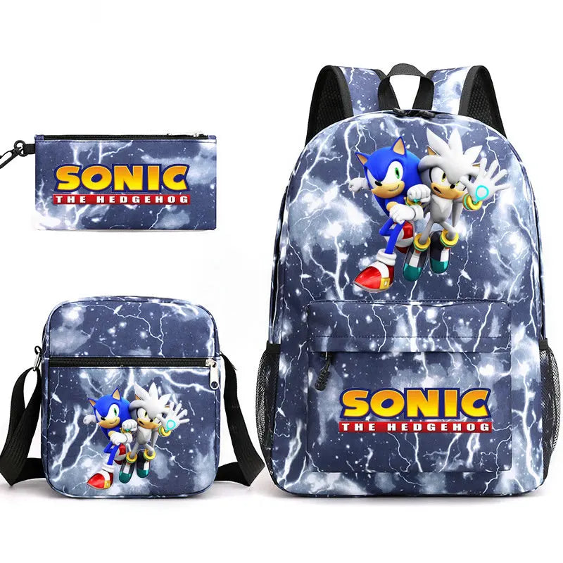 Kit Mochila Sonic Modelo Masculino