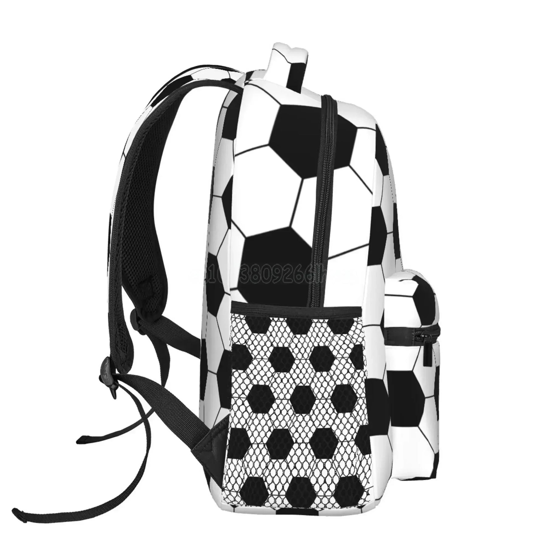 Mochila Escolar infantil Estampa Bola De Futebol Design Moderno