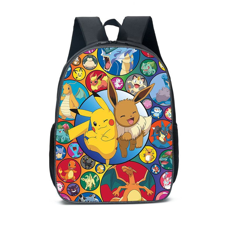 Kit Escolar Pokémon: Mochila, Bolsa de Ombro e Estojo