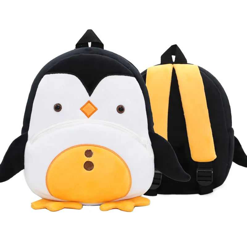 Mochila Escolar 3D Infantil de Bichinho de Pelúcia