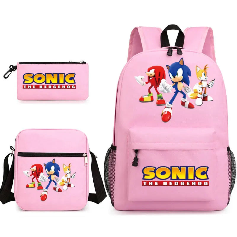 Kit Mochila Sonic Modelo Masculino