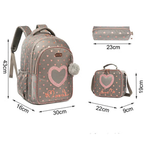 Kit Mochila Escolar Infantil Acompanha Estojo E Lancheira Conjunto Completo