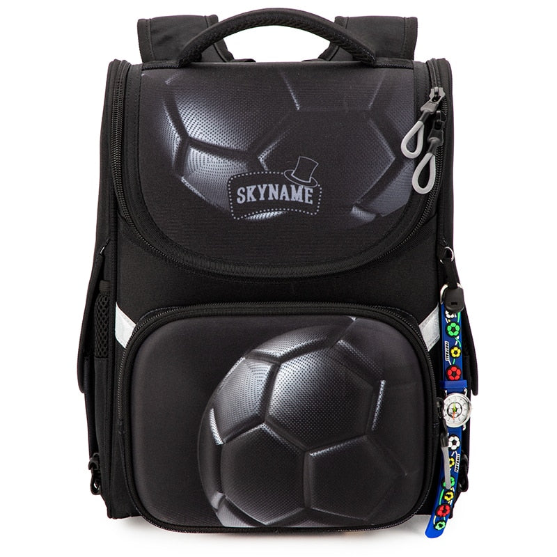 Mochila Escolar Ortopédica Bola 3D - MCH82