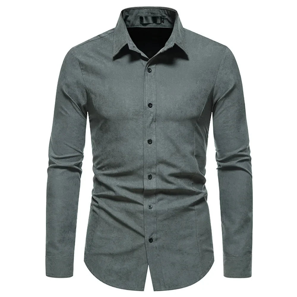 Camisa Social Masculina Slim Abotoada - Bali