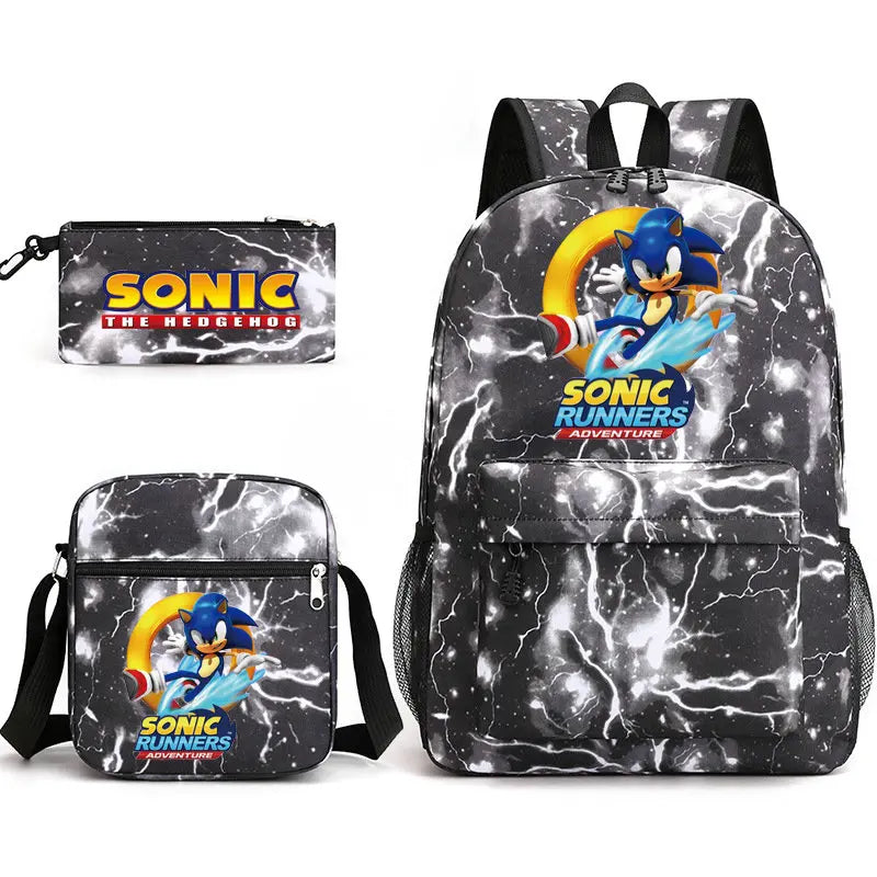 Kit Mochila Sonic Modelo Masculino