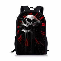 Mochila Escolar com Estampa de Caveira para Meninos - CityBag