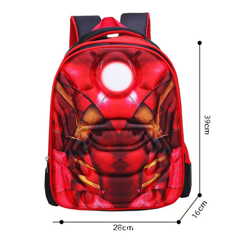 Mochila Escolar Menino Desenho Impermeável Alta Qualidade