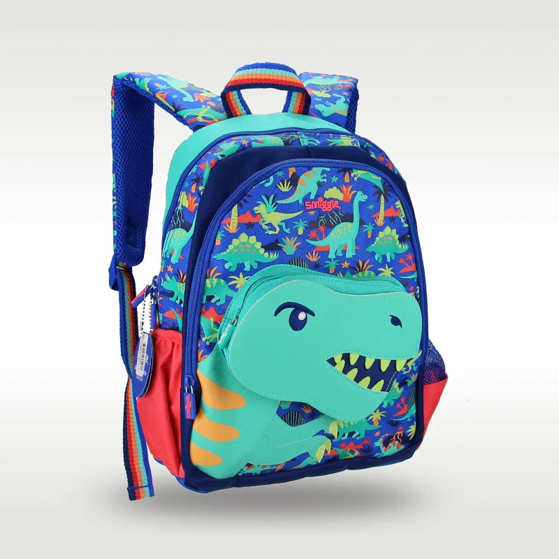 Material Escolar Infantil Dinossauro para Meninos: Mochila, Lancheira, Estojo e Carteira