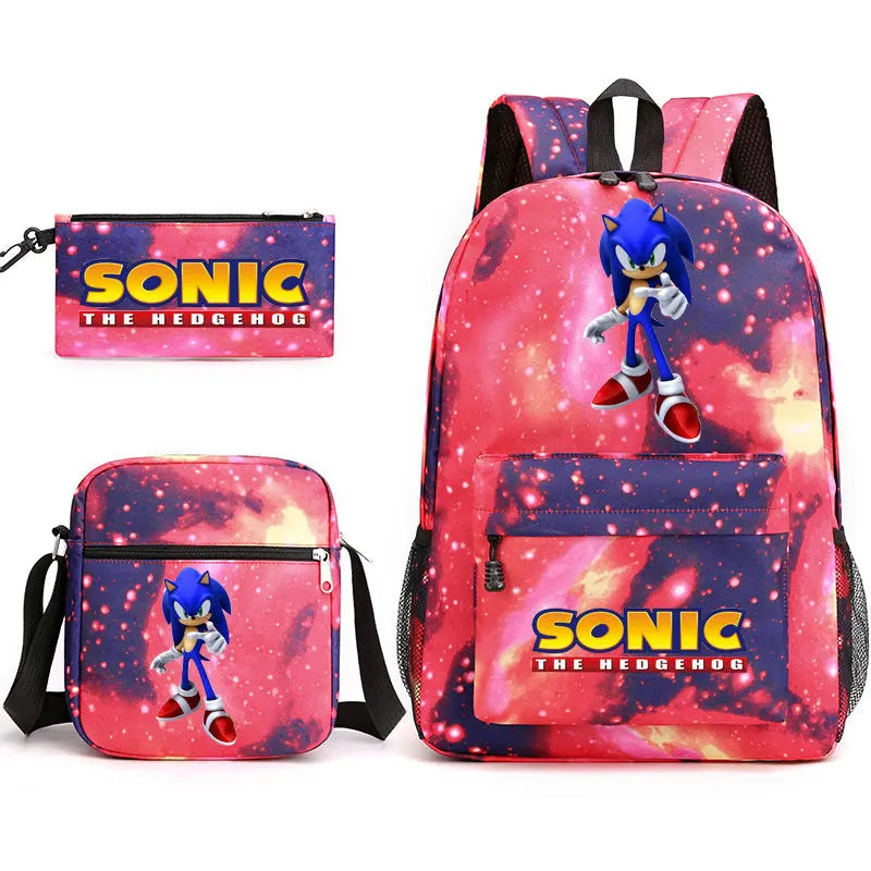 Kit Mochila Sonic Modelo Masculino