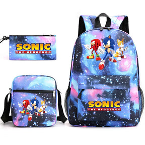 Kit Mochila Sonic Modelo Masculino