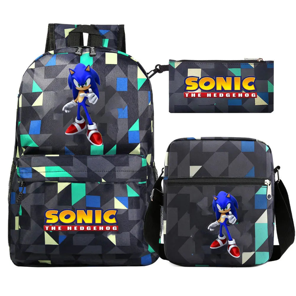 Kit Mochila Sonic Modelo Masculino